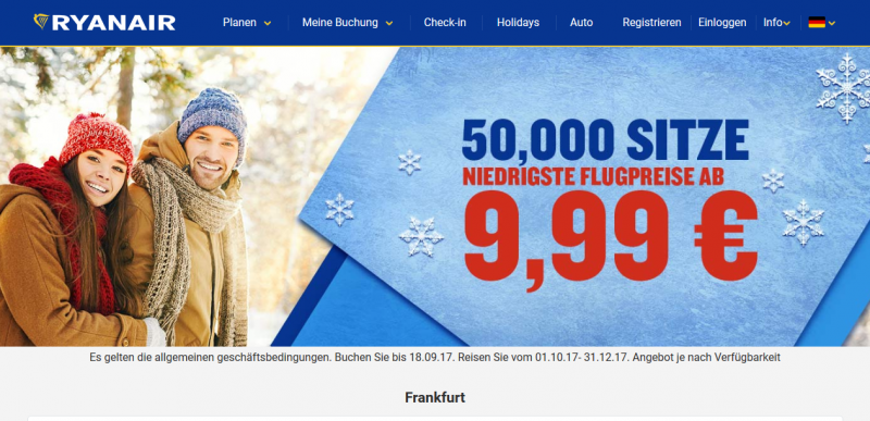 Günstige Flüge zu Weihnachten ab 4,99€ 1