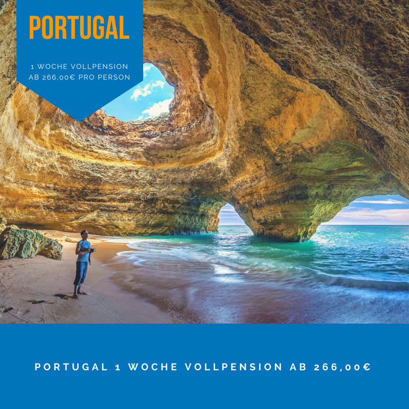 Schnäppchen Portugal Urlaub 1 Woche Vollpension ab 266€ 1