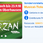 Stage Musicals Disneys TARZAN in Oberhausen ALDI Reisen