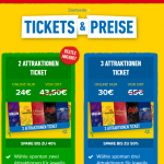 Screenshot Deal - Tickets Preise für das LEGOLAND Discovery Centre Berlin