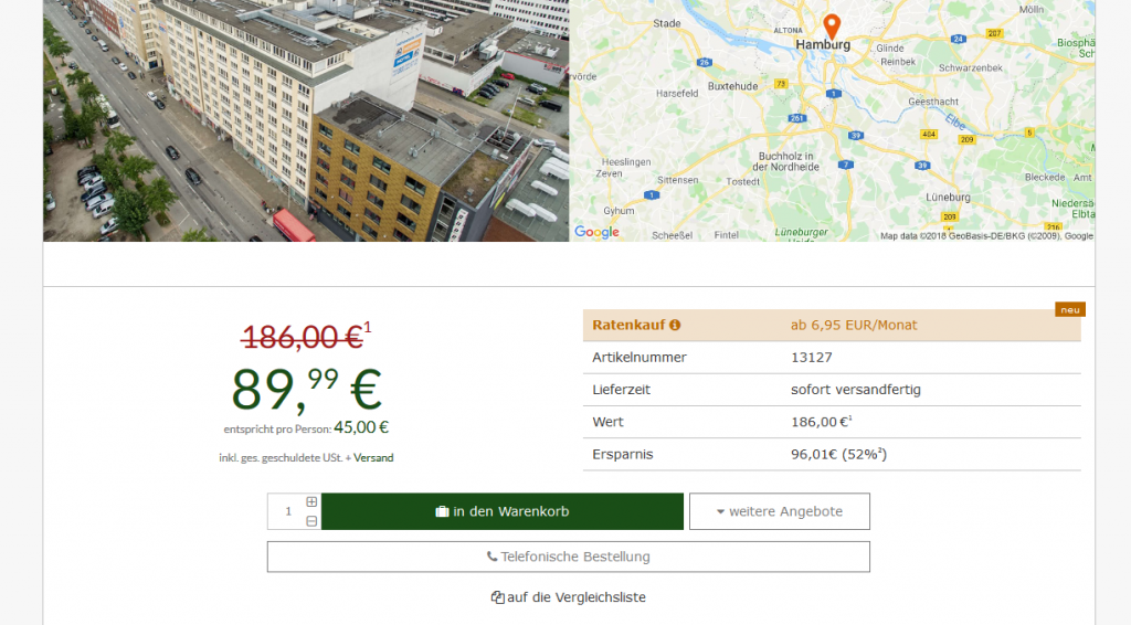 Städtereise nach Hamburg ab 22,49€ die Nacht - Städte Reise günstig