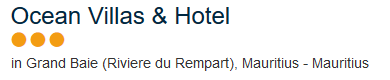 Günsitges Hotel auf Mauritius