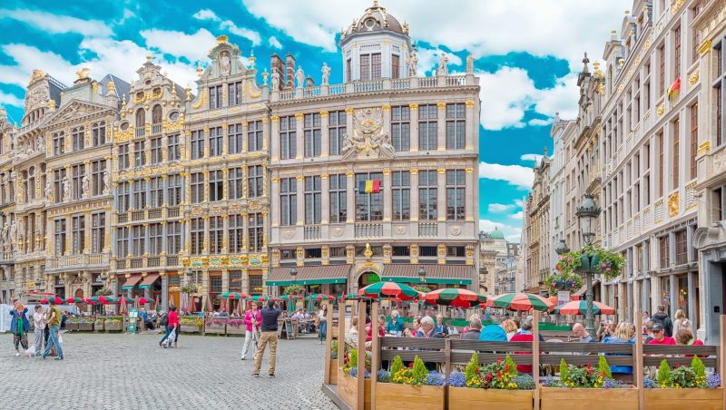 Markplatz in der Landeshauptstadt Belgiens