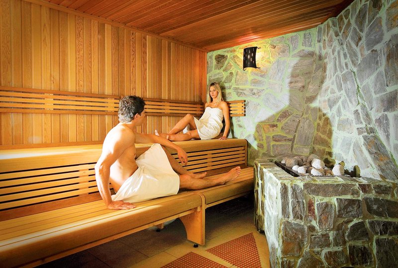 Sauna & Spa bereich des Aquapalace in Prag