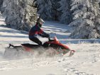 Schneemobil Fahren im Urlaub