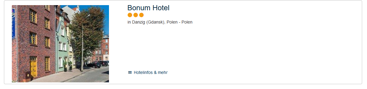 Screenshot Deal Altstadt Danzig Städtereise ruft ab 101,00€ - Urlaub an der Danziger Bucht + Flug