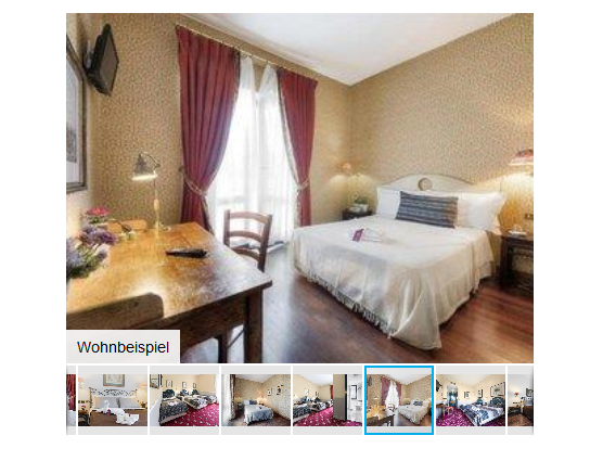 Screenshot Hotelzimmer Beispiel Eine Woche Rom günstig ab 176,00€ - Flug & Hotel