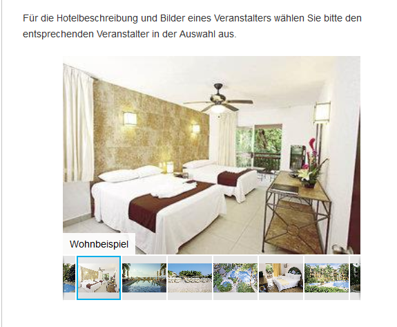 Screenshot Hotelzimmer Mexiko Urlaub 3 Wochen All Inclusive günstig ab 1475,00€ - Cancun Yucatan