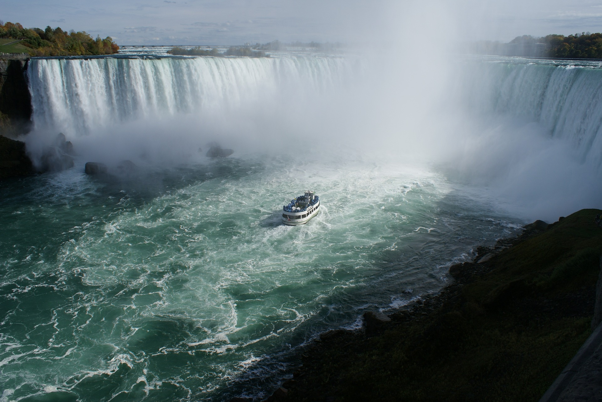 An den Niagarafällen Urlaub machen, am besten mit einem Mietfahrzeug Kanada erkunden