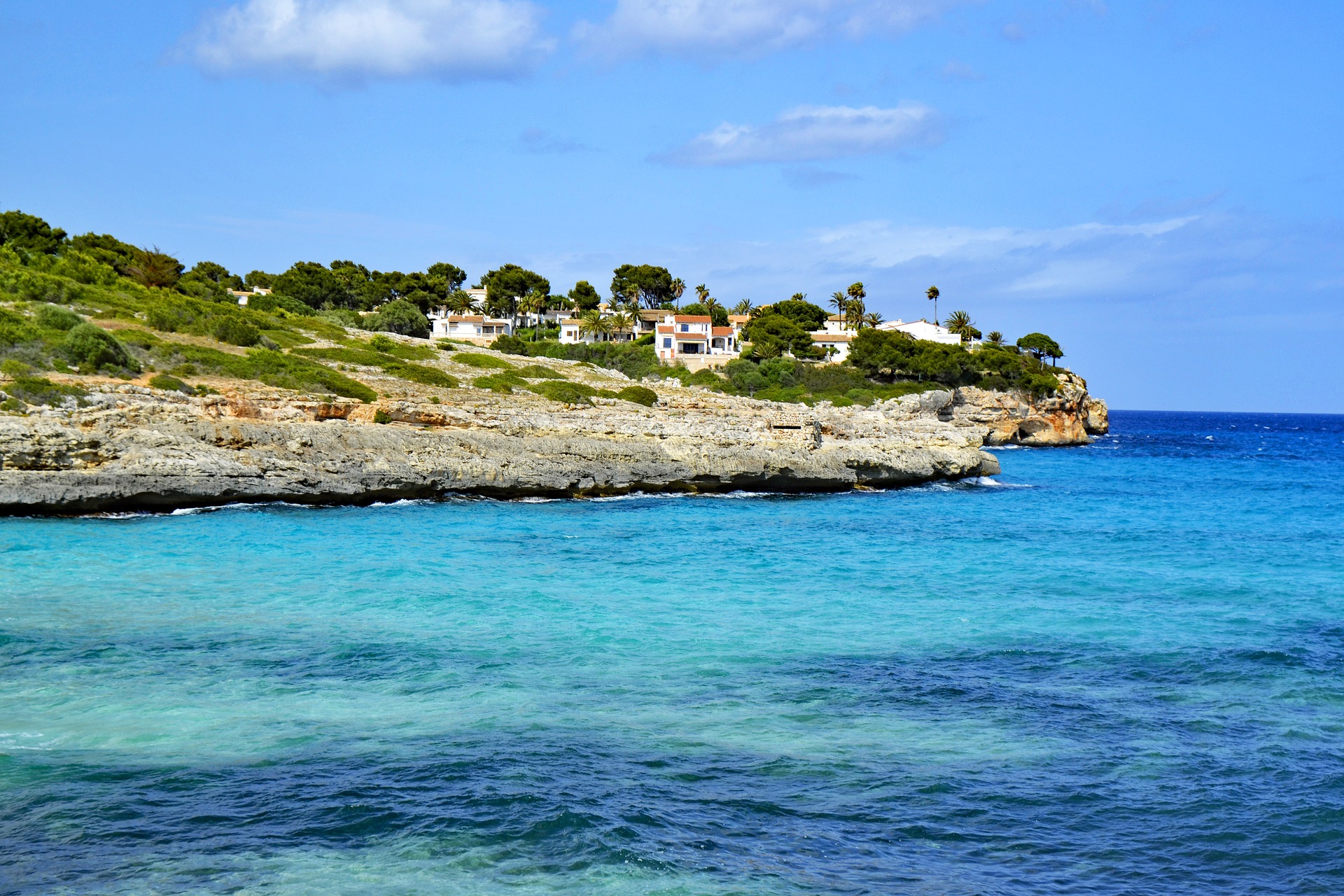 Cala Mandia wundervolle Küstenabschnitte im Osten der Insel Mallorca - Balearen in Spanien.