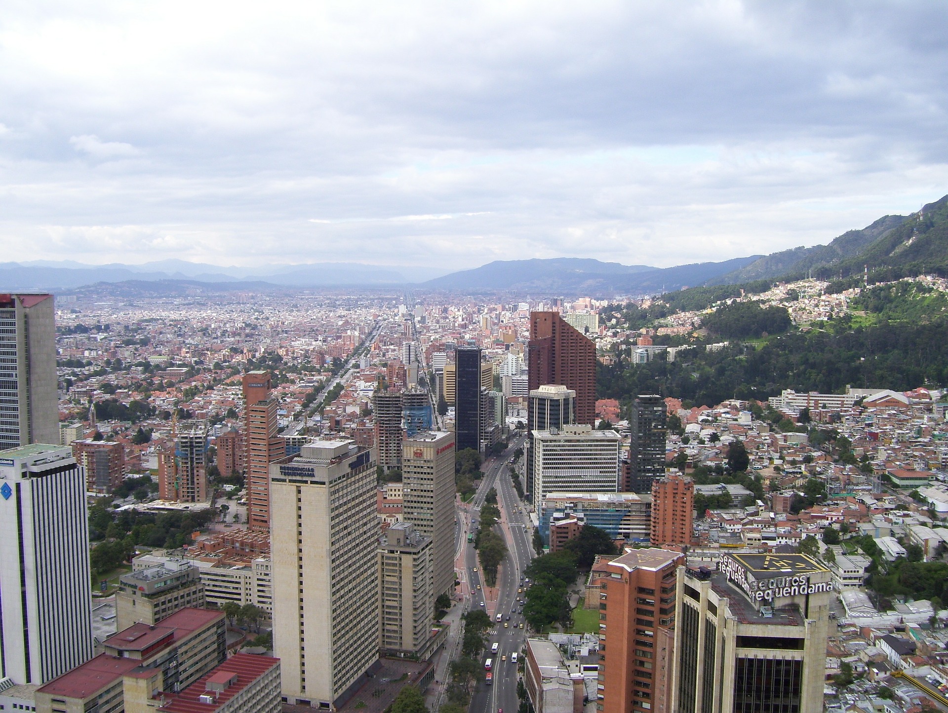 Die Haupstadt von Kolumbien mit über 3 Millonen Einwohnern