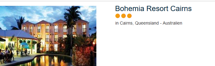 Günstiges Hotel Cairns Bohemia Resort