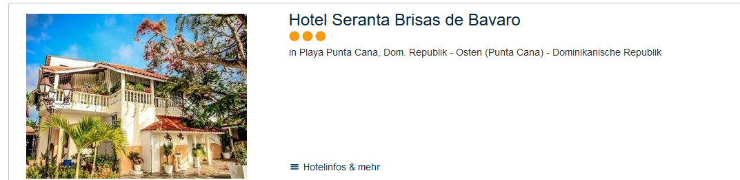 Hotel Seranta Brisas de Bavaro