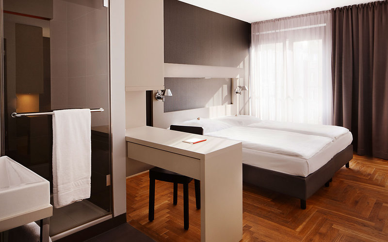 So sehen die Zimmer im Novo Hotel in der nähe zum Alexanderplatz aus