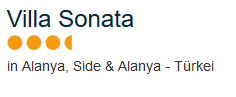 Villa Sonata Alanya Türkei