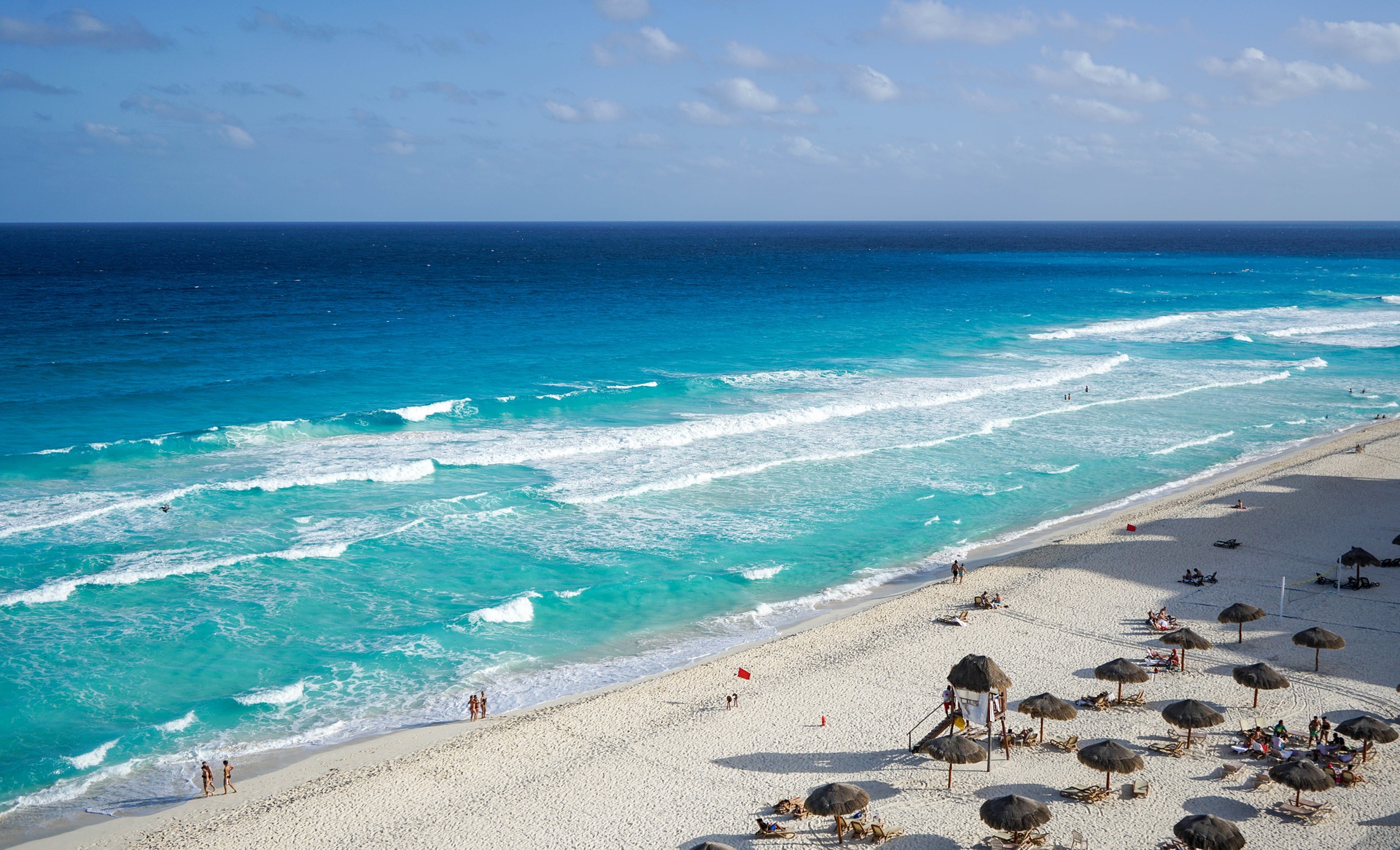 Cancun Urlaub eine Woche günstig die weißen Sandstrände und den Flachabfallenden Strand genießen