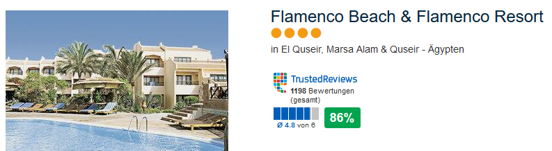 Meine Empfehlung für einen erstklassigem Urlaub in Ägypten das Flamenco Beach & Flamenco Resort