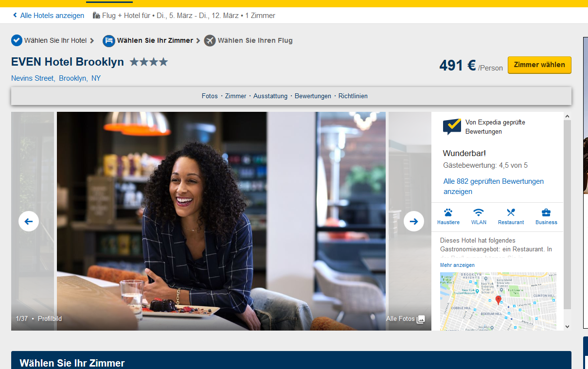 Screenshot 8 Tage New York Amerika Städtereise ab 524€ Flug+Hotel