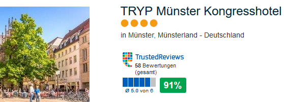 TRYP Münster Kongresshotel das günstigste und beste