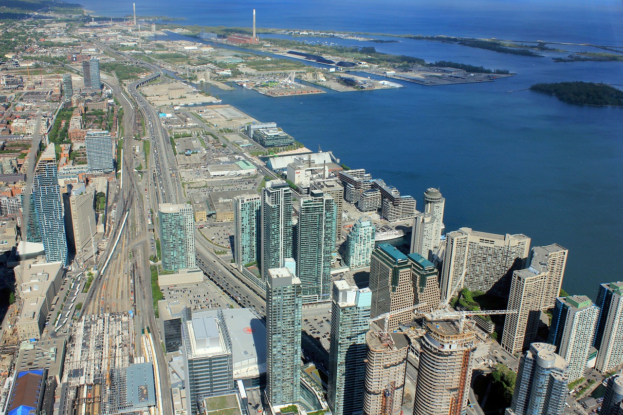 Blick vom höchsten Gebäude - Städtereise nach Toronto