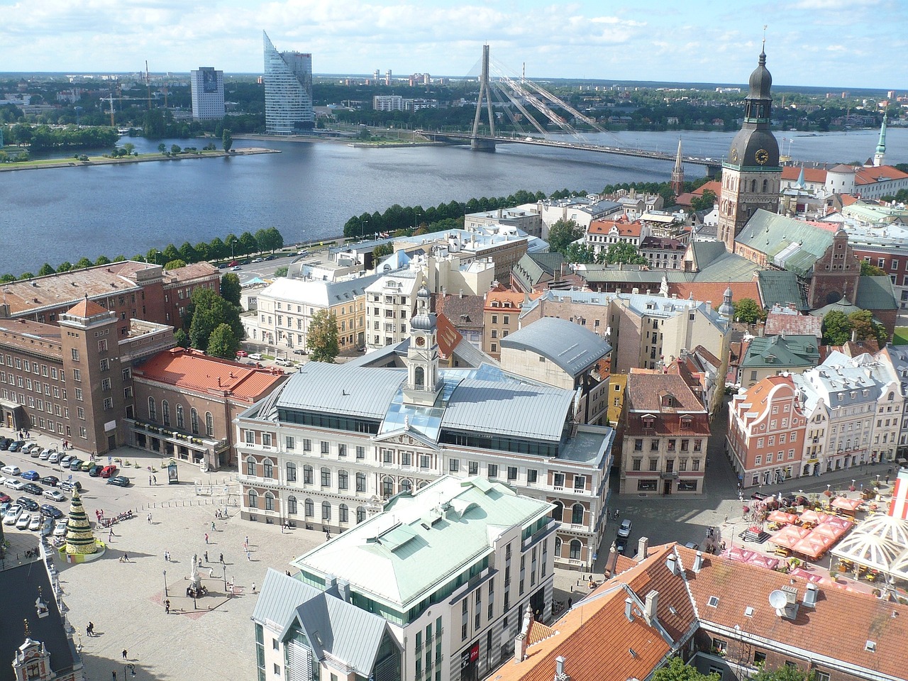 Stadtkern in Lettlands Hauptstadt - Städtereisen und Strandurlaub