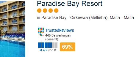 4 Sterne Paradis Bay Resort