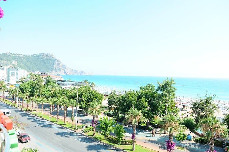 Kleopatra Beach Yildiz Blick vom Hotelzimmer - Alanya Urlaub