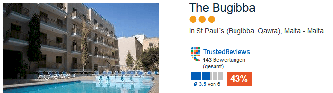 Pauschalreise in das drei Sterne Hotel in St. Paul's zum Tiefpreis