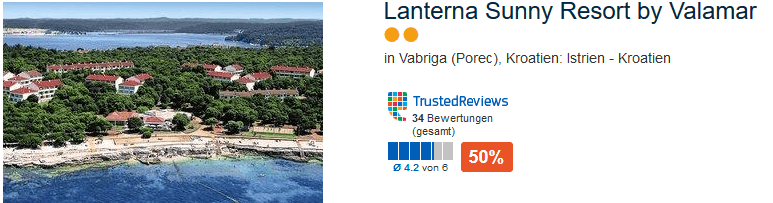 Lanterna Sunny Resort by Valamar
