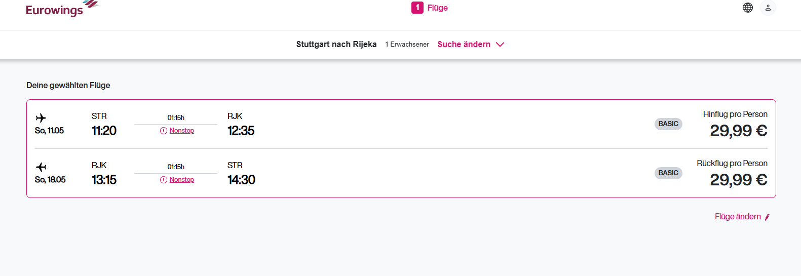 hin und rückflug stuttgart rijeka flug angebote