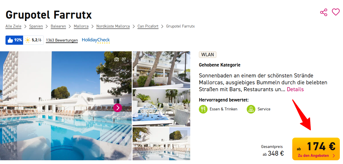 Mallorca Schnäppchen 7 Tage ab 174€ Flug & Hotel Frühstück 1