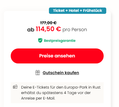 Europa-Park Angebot