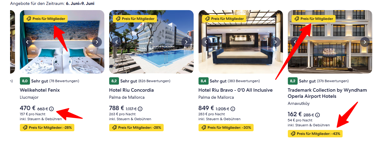 ⭐️ Spare mit Expedia Mitgliederpreisen: Bis zu 44 % Rabatt sichern! 💰 4